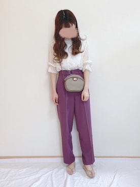 「FUN.TRINITY（ファン トリニティー）のアイテム（パンツ）」を使った、yuririn*さん（レディース・156cm）の夏コーディネート