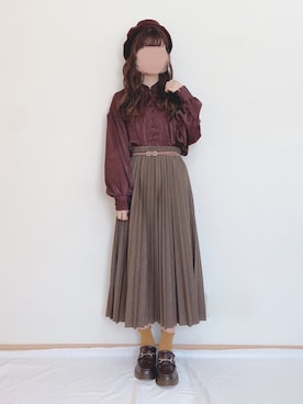 「AmbreNeige」｜「アイテム（ローファー）」を使った、yuririn*さん（レディース・156cm）の夏コーディネート