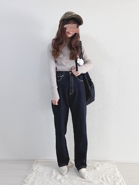 「Dickies（ディッキーズ）のアイテム（バックパック/リュック）」を使った、yuririn*さん（レディース・156cm）の冬コーディネート