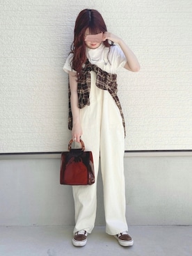 「spoon store（スプーンストア）のアイテム（トップス）」を使った、yuririn*さん（レディース・156cm）の夏コーディネート