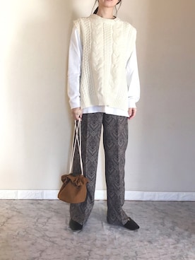 ＭAＲＩＮさん（レディース・165cm）の春コーディネート