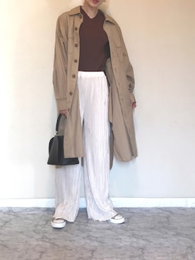 ＭAＲＩＮさん（レディース・165cm）の春コーディネート