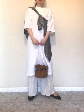 ＭAＲＩＮさん（レディース・165cm）の春コーディネート