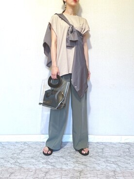 ＭAＲＩＮさん（レディース・165cm）の春コーディネート