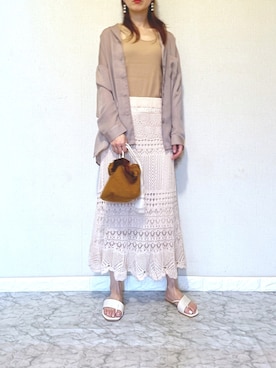 ＭAＲＩＮさん（レディース・165cm）の春コーディネート