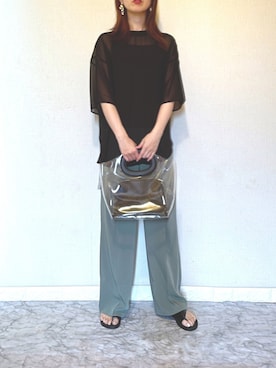 ＭAＲＩＮさん（レディース・165cm）の春コーディネート