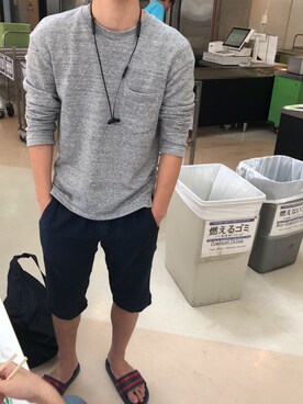 「beats（ビーツ）のアイテム（アクセサリー）」を使った、リュウタロウさん（メンズ・175cm）の夏コーディネート