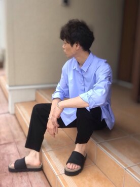 「LUON（ルオン）のアイテム」を使った、kazukazuさん（メンズ・170cm）の夏コーディネート