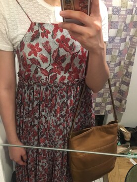 CLANE（クラネ）の「TAPESTRY FLOWER PLEATS ONEPIECE（ワンピース  