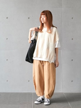 hirotaさん（レディース・162cm）の春コーディネート