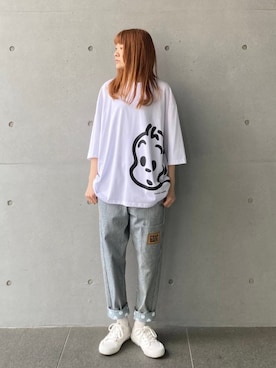 「FRAPBOIS（フラボア）のアイテム」を使った、hirotaさん（レディース・162cm）の春コーディネート