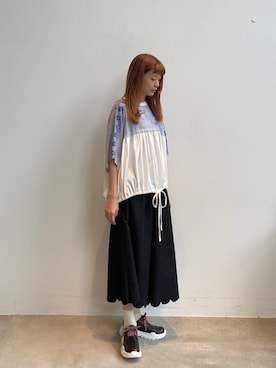 「FRAPBOIS（フラボア）のアイテム（パンツ）」を使った、hirotaさん（レディース・162cm）の夏コーディネート