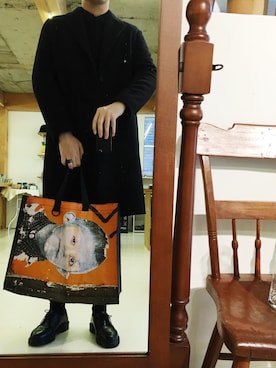「ANDERSSON BELL（アンダースンベル）のアイテム（バッグ）」を使った、Jimin  Anさん（メンズ・184cm）の秋コーディネート