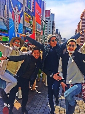 「Gジャン」｜「アイテム（スタジャン）」を使った、tetsuさん（メンズ・172cm）の春コーディネート