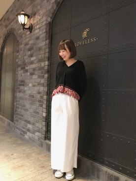 「carven」｜mari .さん（レディース・166cm）の冬コーディネート