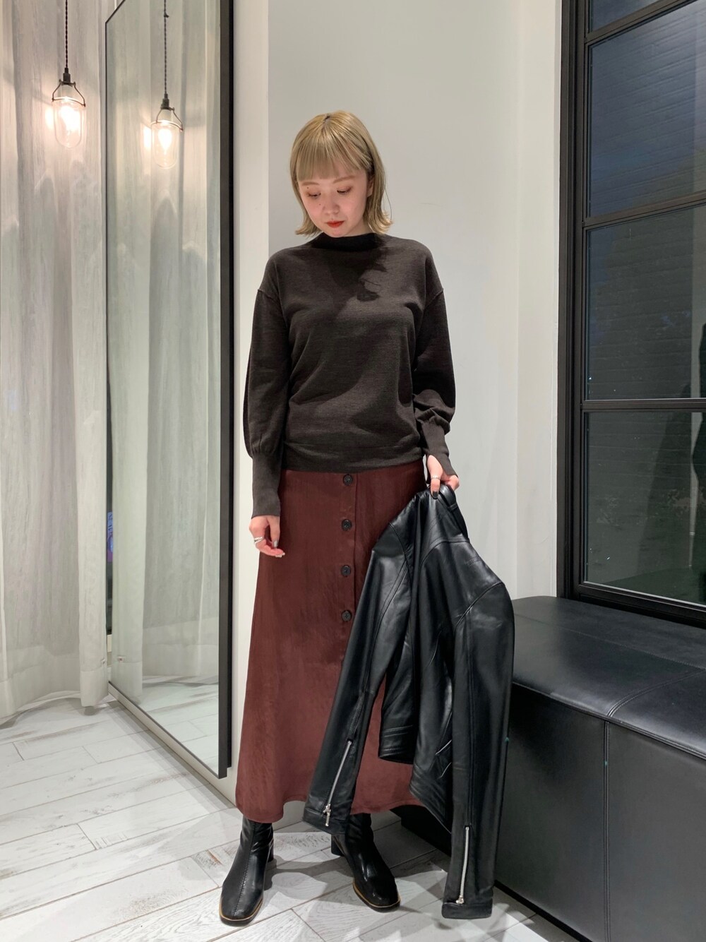Sawa a la mode レディース ボトムス スカート 黄 イエロー