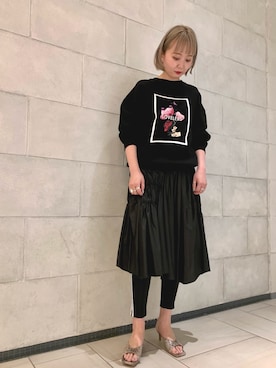 「nowartt（ノワート）のアイテム」を使った、mari .さん（レディース・166cm）の春コーディネート