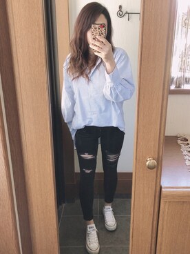 riiiiieさん（レディース・163cm）の春コーディネート