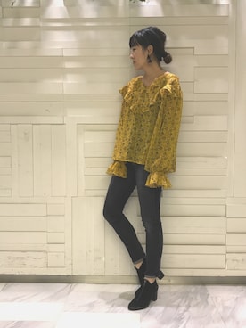 「Castaner（カスタニエール）のアイテム」を使った、IRIEさん（レディース・160cm）の秋コーディネート