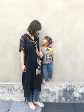 「meduse（メデュース）のアイテム」を使った、IRIEさん（レディース・160cm）の夏コーディネート