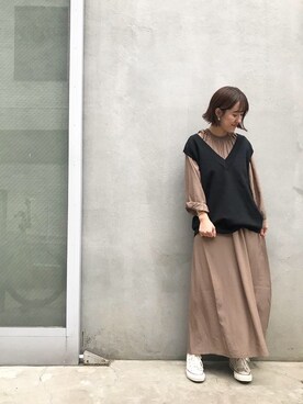 IRIEさん（レディース・160cm）の秋コーディネート