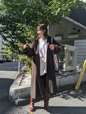 IRIE(Omekashi)｜Omekashiのステンカラーコートを使った