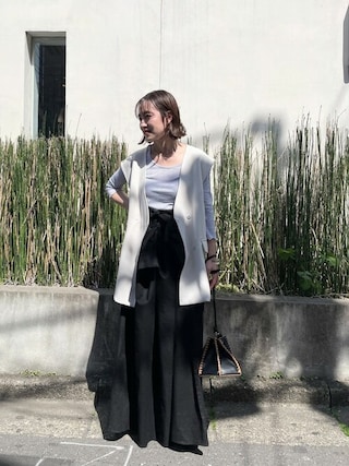 Omekashi オメカシ の 今宿麻美 Omekashiコラボ プリントロングワンピース 結婚式 パーティー ワンピース Wear