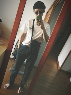 「NIKE(ナイキ)のアイテム(ショルダーバッグ)」を使った、S a R uさん(メンズ・165cm)の秋コーディネート