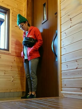 「CHESWICK（チェスウィック）のアイテム（トップス）」を使った、kaz_uさん（レディース・158cm）の秋コーディネート