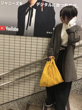 「soierie」｜「アイテム（ジャケット/アウター）」を使った、rinaさん（レディース・161cm）の秋コーディネート