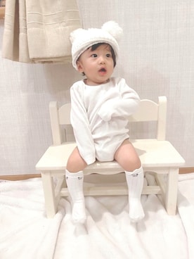 「チョコ色に染まれ」｜「アイテム（福袋/福箱）」を使った、haruruさん（キッズ・60cm）の冬コーディネート