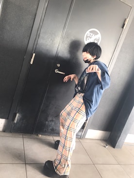 「LGBT」｜「アイテム（ブーツ）」を使った、いくさん（キッズ・70cm）の冬コーディネート