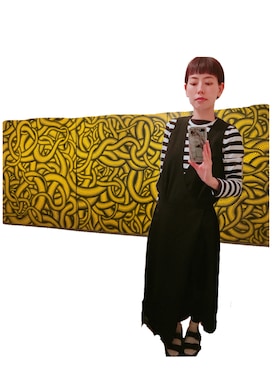 「tricot COMME des GARCONS（トリココムデギャルソン）のアイテム（ワンピース）」を使った、珠さん（レディース・158cm）の春コーディネート
