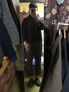 「neos（ネオス）のアイテム（テーラードジャケット）」を使った、なおさん（メンズ・179cm）の春コーディネート