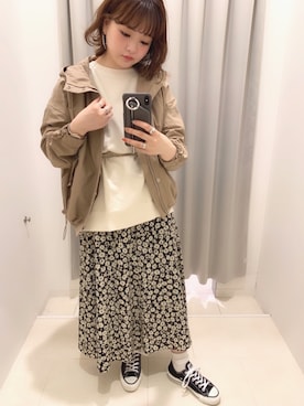「アイテム（PC・スマホグッズ/家電）」を使った、なこさん（レディース・158cm・20代）の春コーディネート