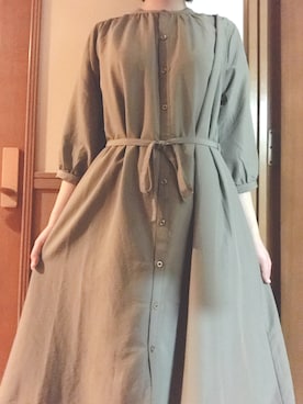 マオカラーワンピースを使った人気ファッションコーディネート Wear