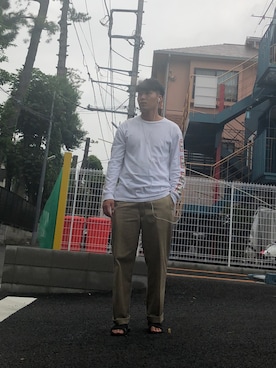 「便所」｜坊さん（メンズ・177cm）の秋コーディネート