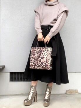 ィナリさん(レディース・160cm)の冬コーディネート