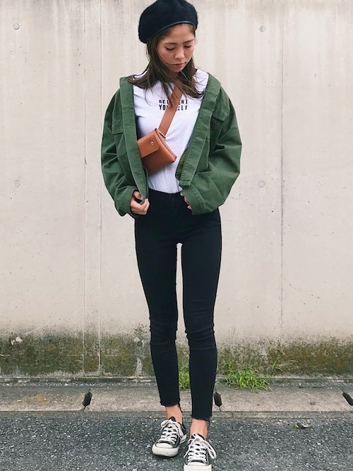 M Azul By Moussyのミリタリージャケットを使ったコーディネート Wear