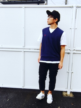 「ミサンガ」｜Hiroki Matsudaさん（メンズ・165cm）の秋コーディネート