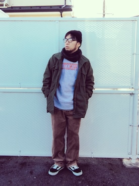 Hiroki Matsudaさん(メンズ・165cm)の冬コーディネート