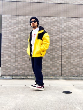 「STILL BY HAND」｜「アイテム（ジャケット/アウター）」を使った、Hiroki Matsudaさん（メンズ・166cm）の冬コーディネート