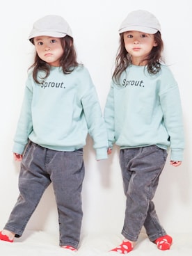 yuzu/suzuさん（キッズ・100cm）の冬コーディネート