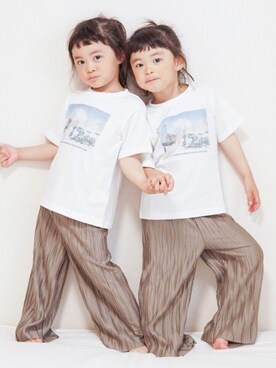 yuzu/suzuさん（キッズ・100cm）の春コーディネート