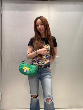 「でにむ」｜「アイテム（キャミソール）」を使った、SARINAさん（レディース・155cm）の夏コーディネート