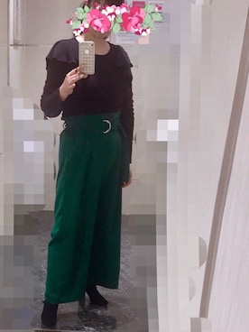 「みどり」｜「アイテム（その他）」を使った、あっき✲さん（レディース・154cm）の春コーディネート