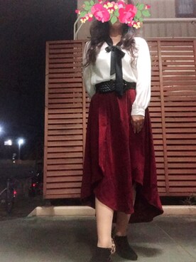 「オシャレパッソ」｜「アイテム（ブーティ）」を使った、あっき✲さん（レディース・154cm）の秋コーディネート