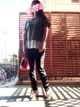 あっき✲さん（レディース・154cm）の春コーディネート