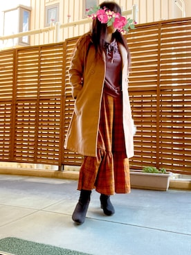 あっき✲さん（レディース・154cm）の冬コーディネート