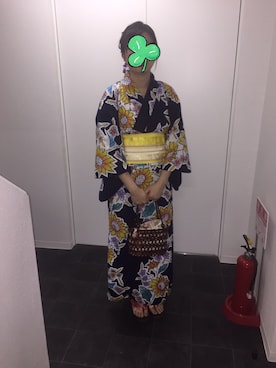 「Honeys（ハニーズ）のアイテム（水着/着物・浴衣）」を使った、wakasuke1221さん（レディース・163cm）の夏コーディネート
